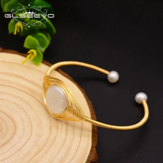 Original Design Handmade Natural Fresh Water Pearl Adjustable Bracelet For Women