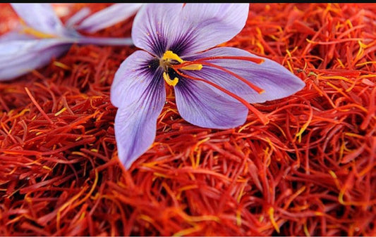 Premium Saffron Threads, Pure All Red Saffron Spice | Super Negin Grade | For Culinary Use Such as Tea, Paella, Golden Milk, Rice, & Risotto