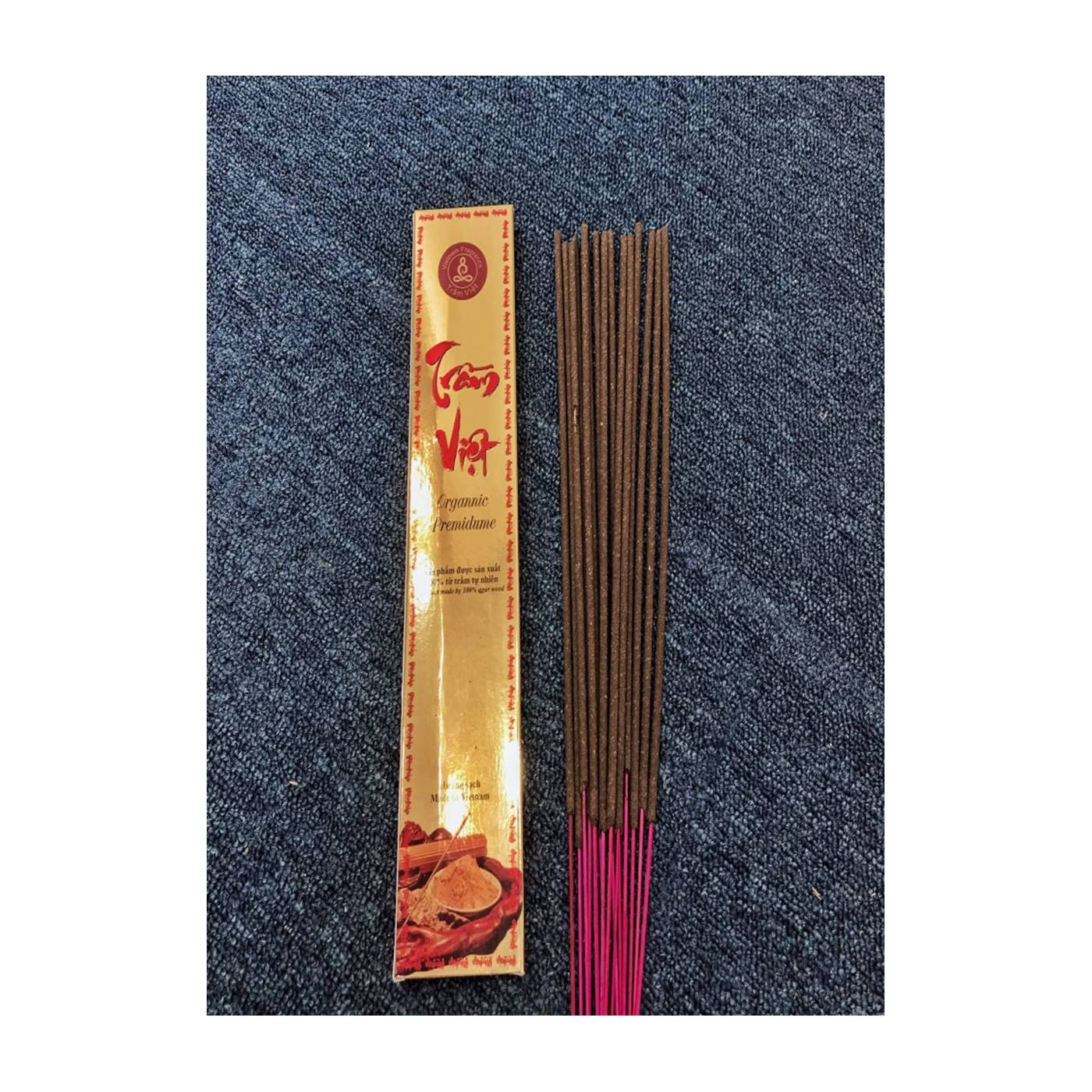 Agarwood Incense Stick (Pack of 50)- Incense Stick From Vietnam Natural Agarwood Helps To Reduce Stress, Purify Your mind, Increase Creativity And Thinking